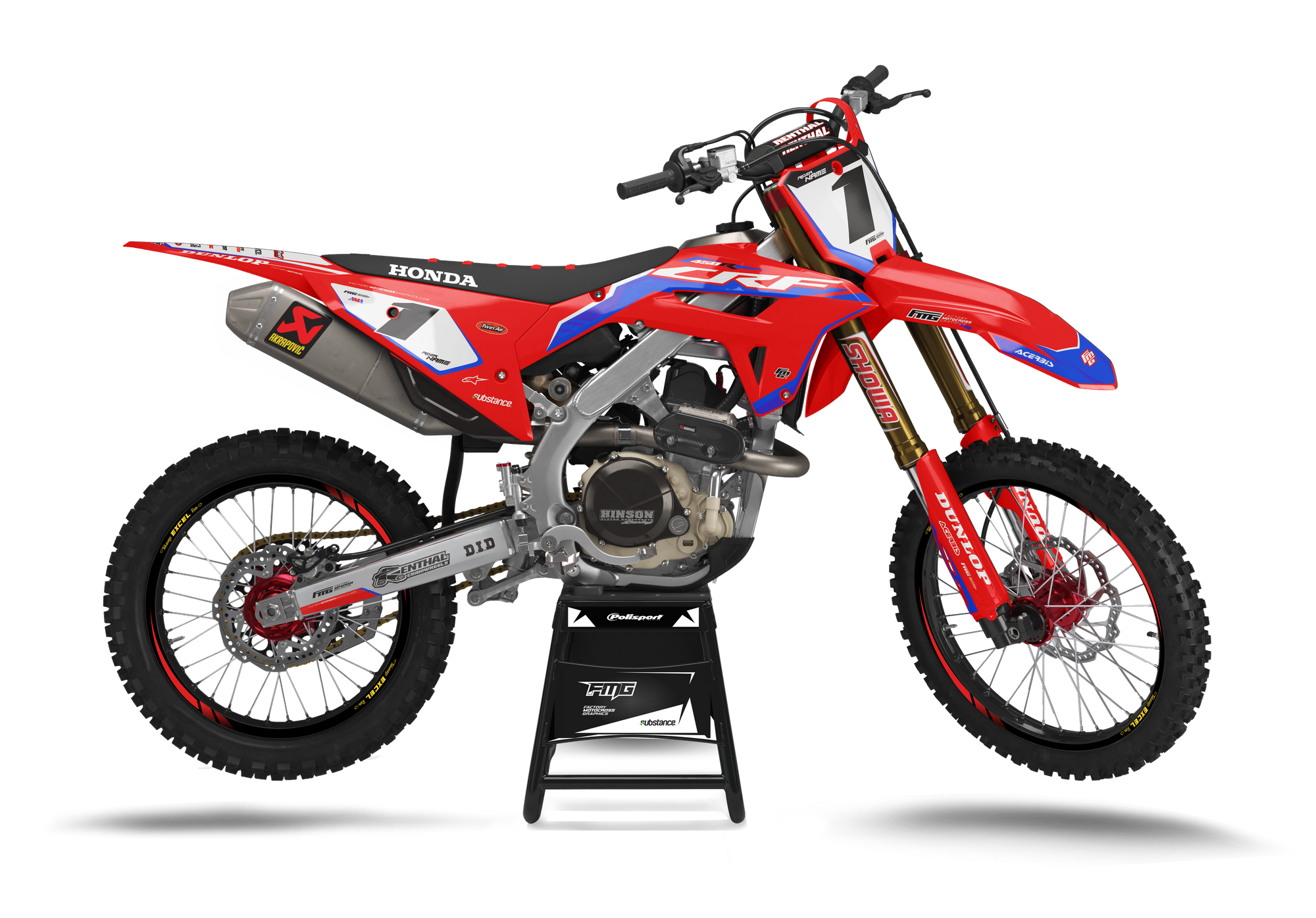 Honda 2024 Factory Race Graphics Kit