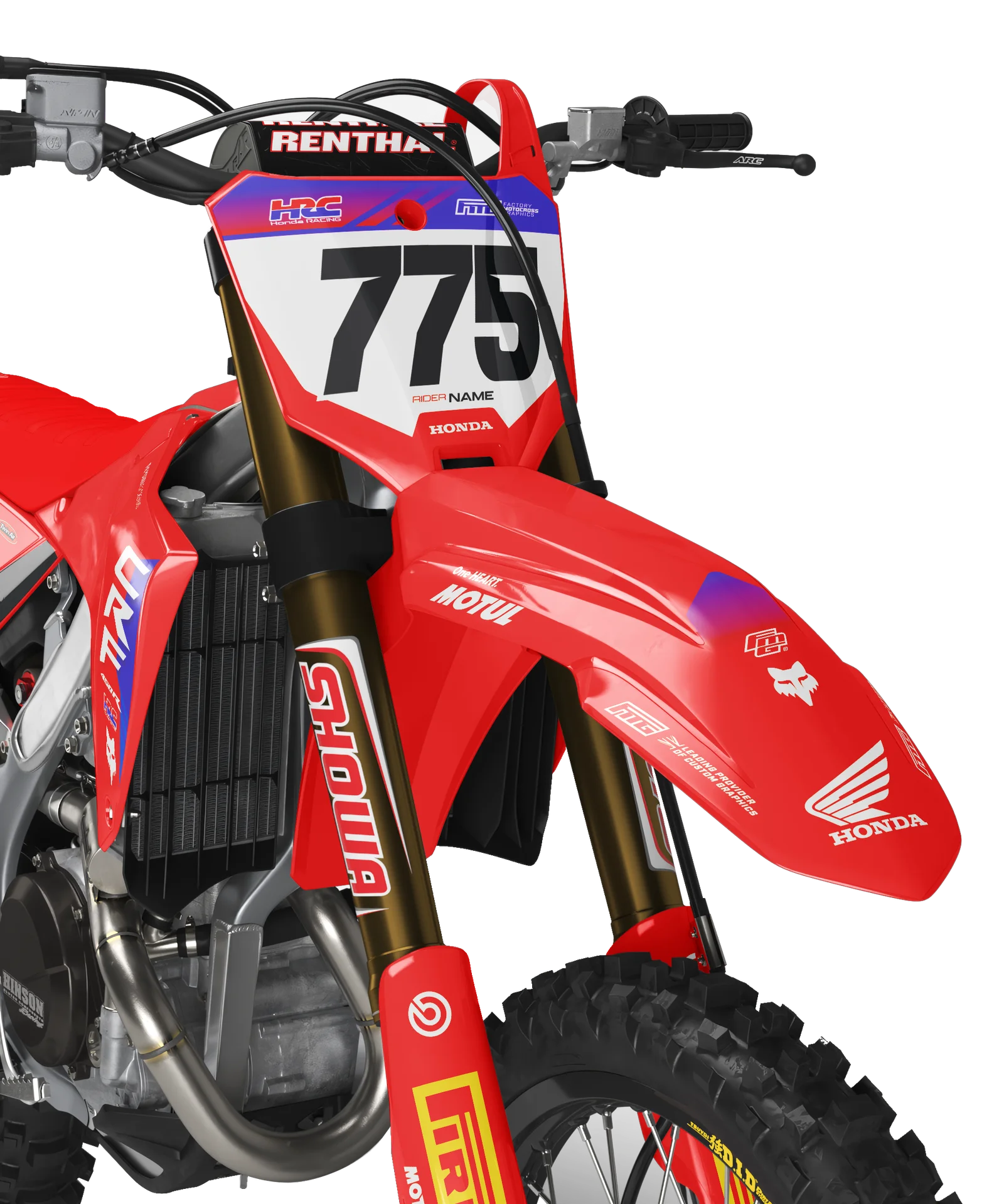 Honda 2025 Geico Graphics Kit