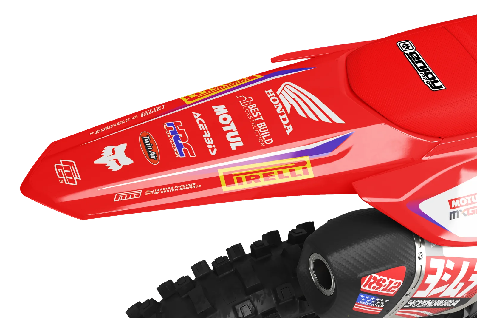 Honda 2025 Geico Graphics Kit