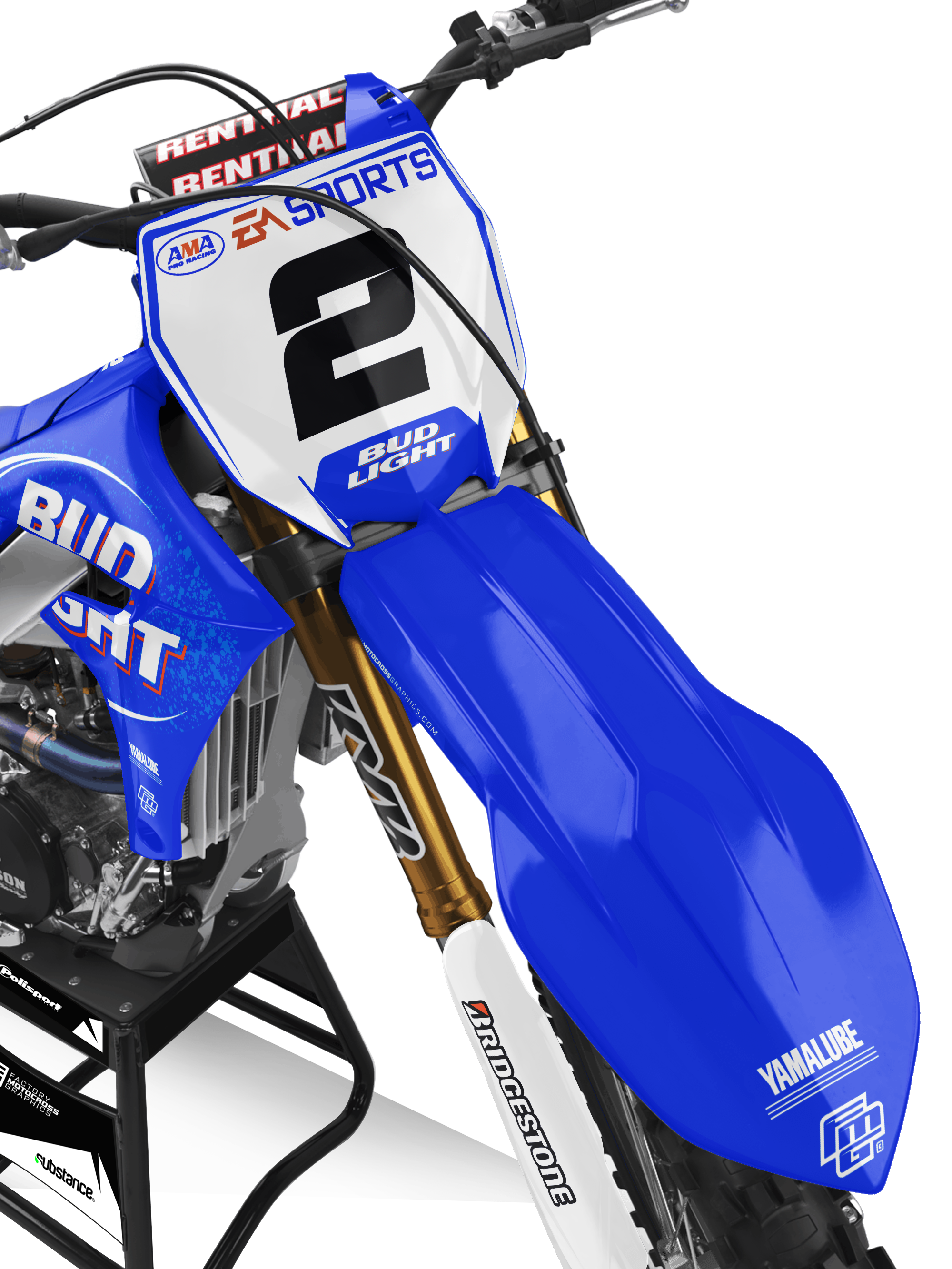 Yamaha BudLight Factory Graphics Kit