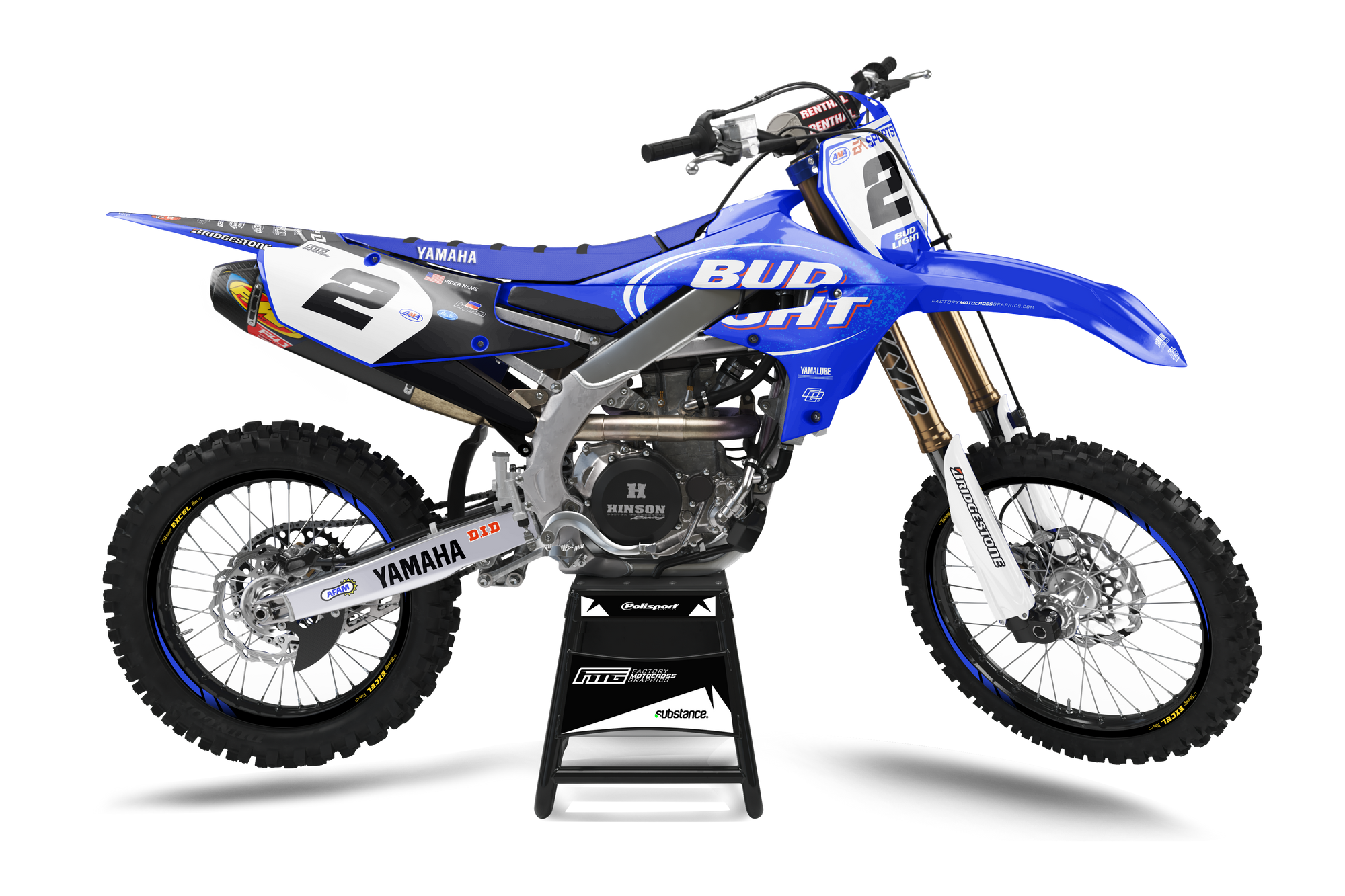 Yamaha BudLight Factory Graphics Kit