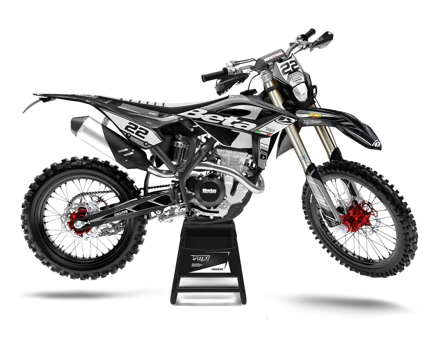 Black Beta Enduro RR250 RR300 RR450