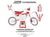 Beta Factory Red Enduro Graphics Kit