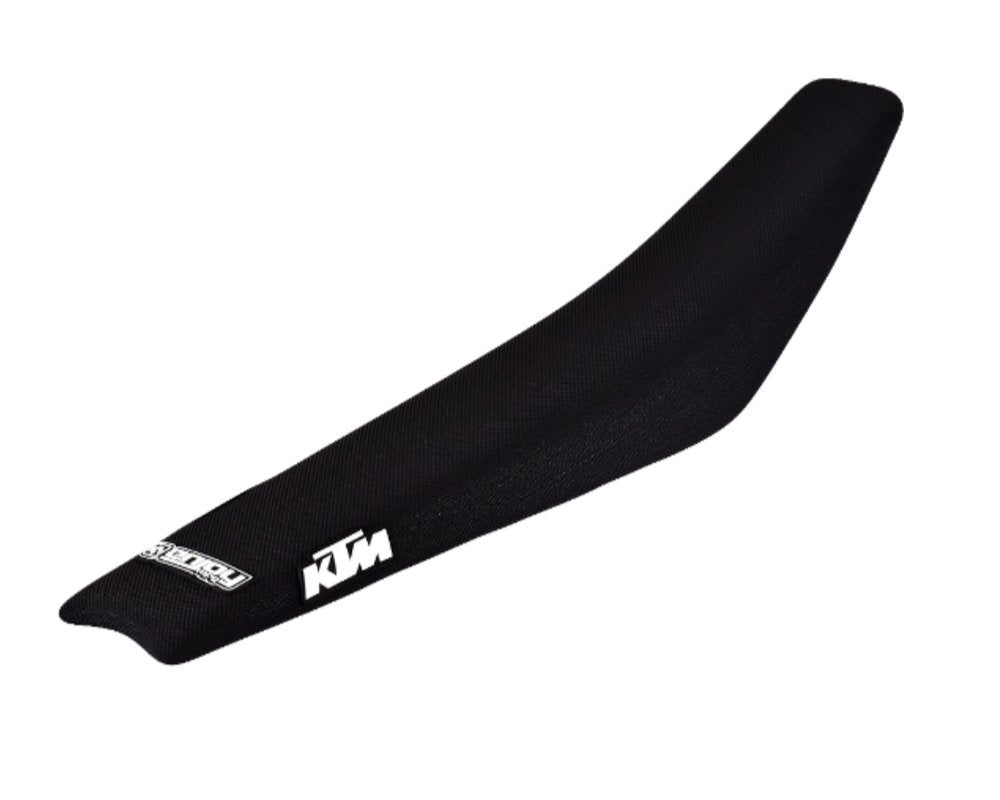 Enjoy KTM Black Ribbed Logo Seat Cover