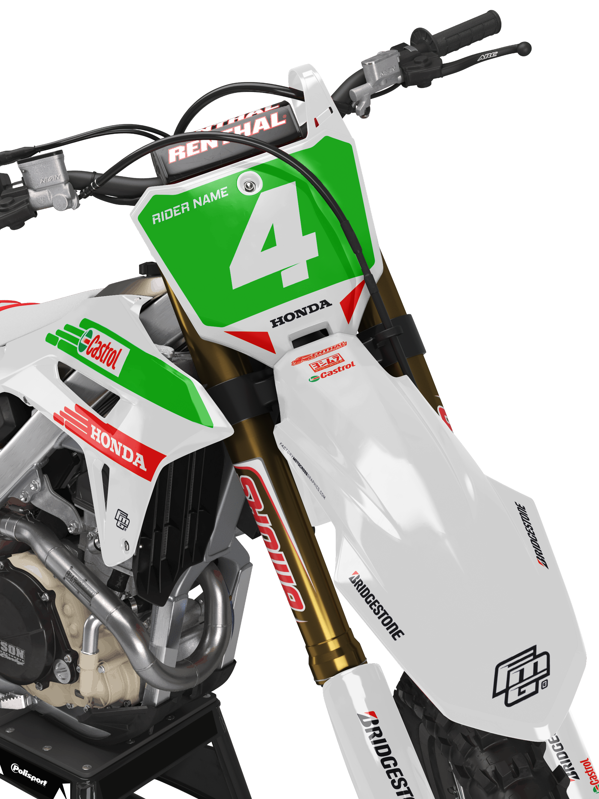 Honda Castrol Factory Graphics Kit