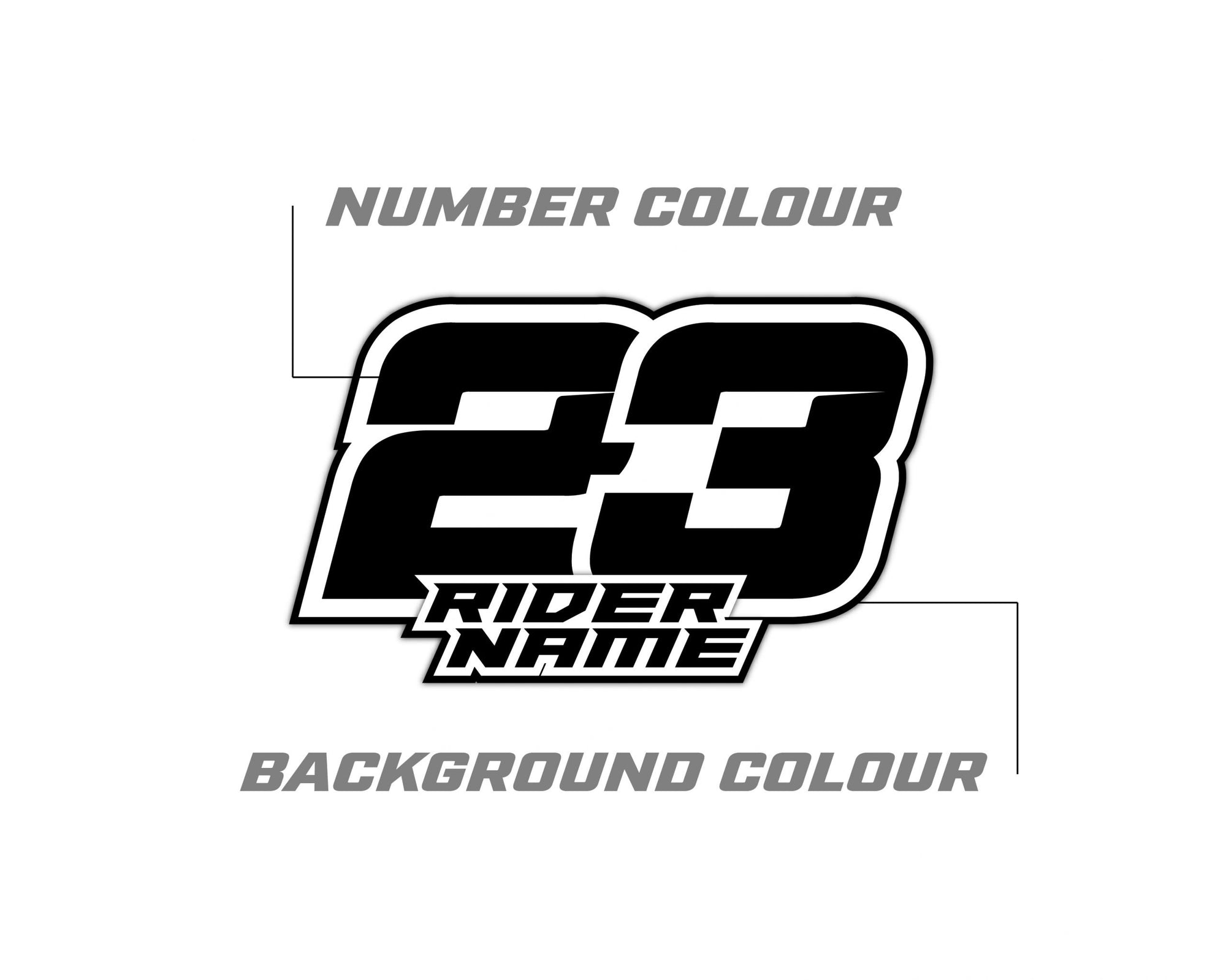 Custom Race Numbers