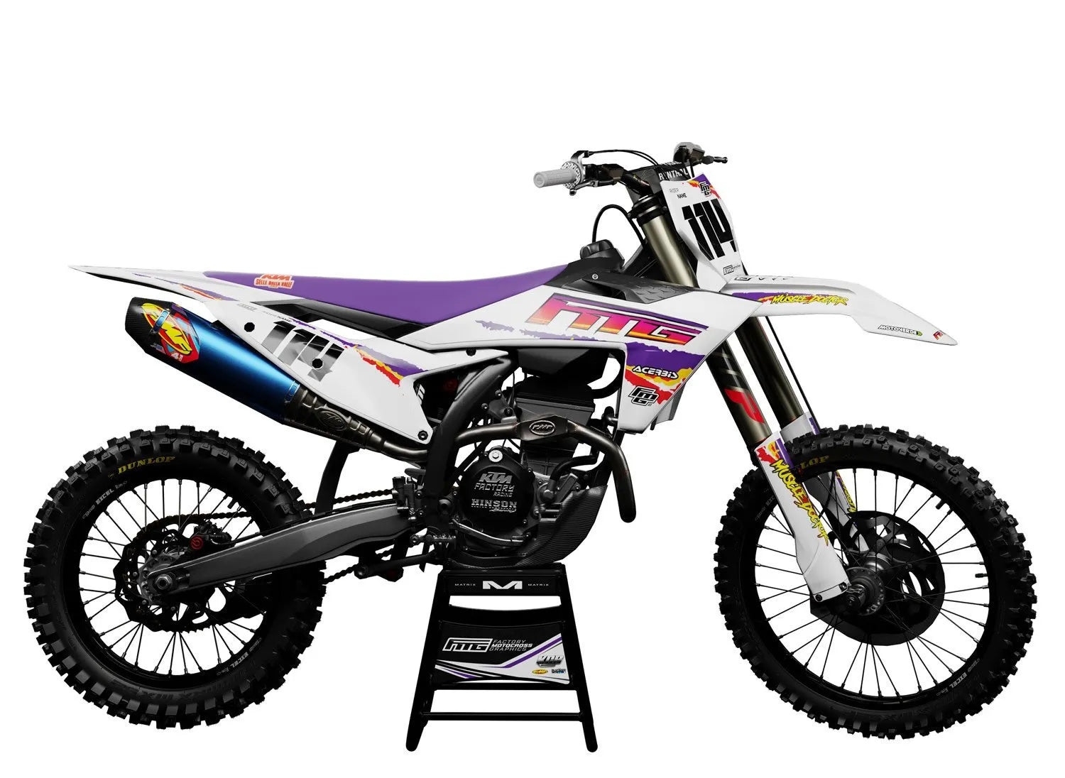 FMG Retro KTM Graphics Kit