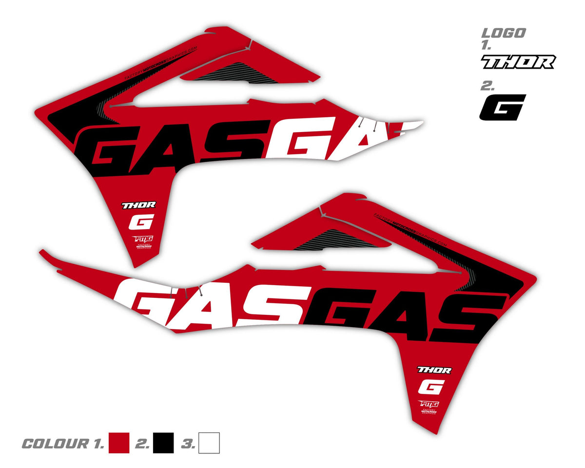 GAS GAS MX Rad Graphic