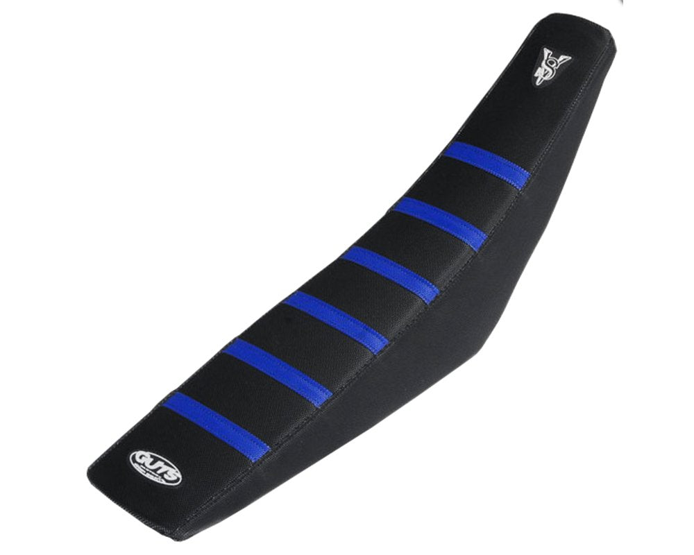 Guts Honda Blue Ribbed Black Seat Cover