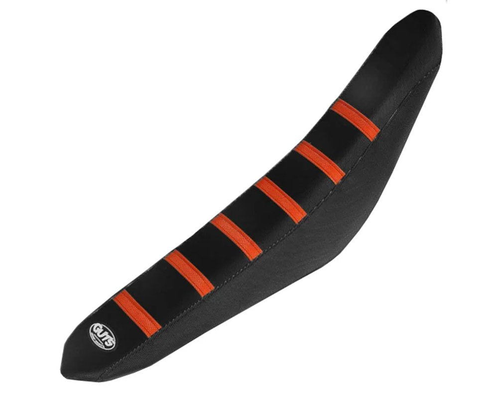 Guts KTM Orange Ribbed Black Seat Cover