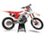 Red White Honda Motocross Decals