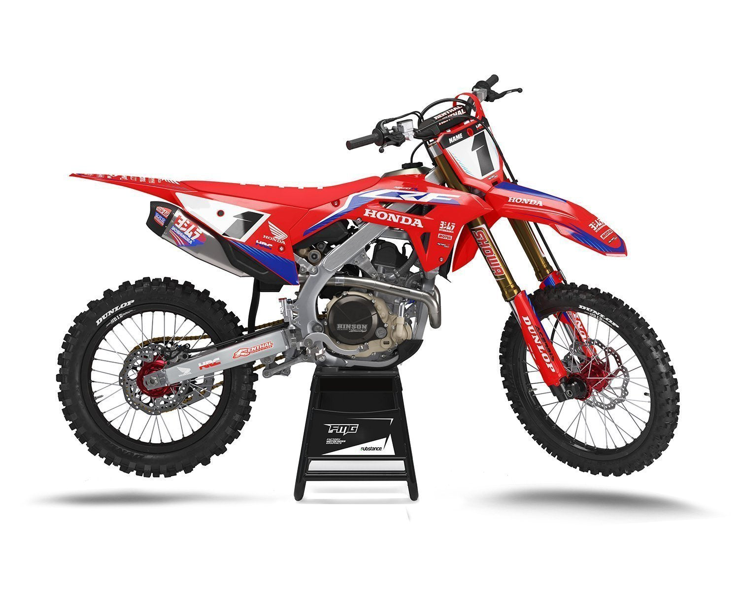 Honda Factory Roczen MX Graphics Kit