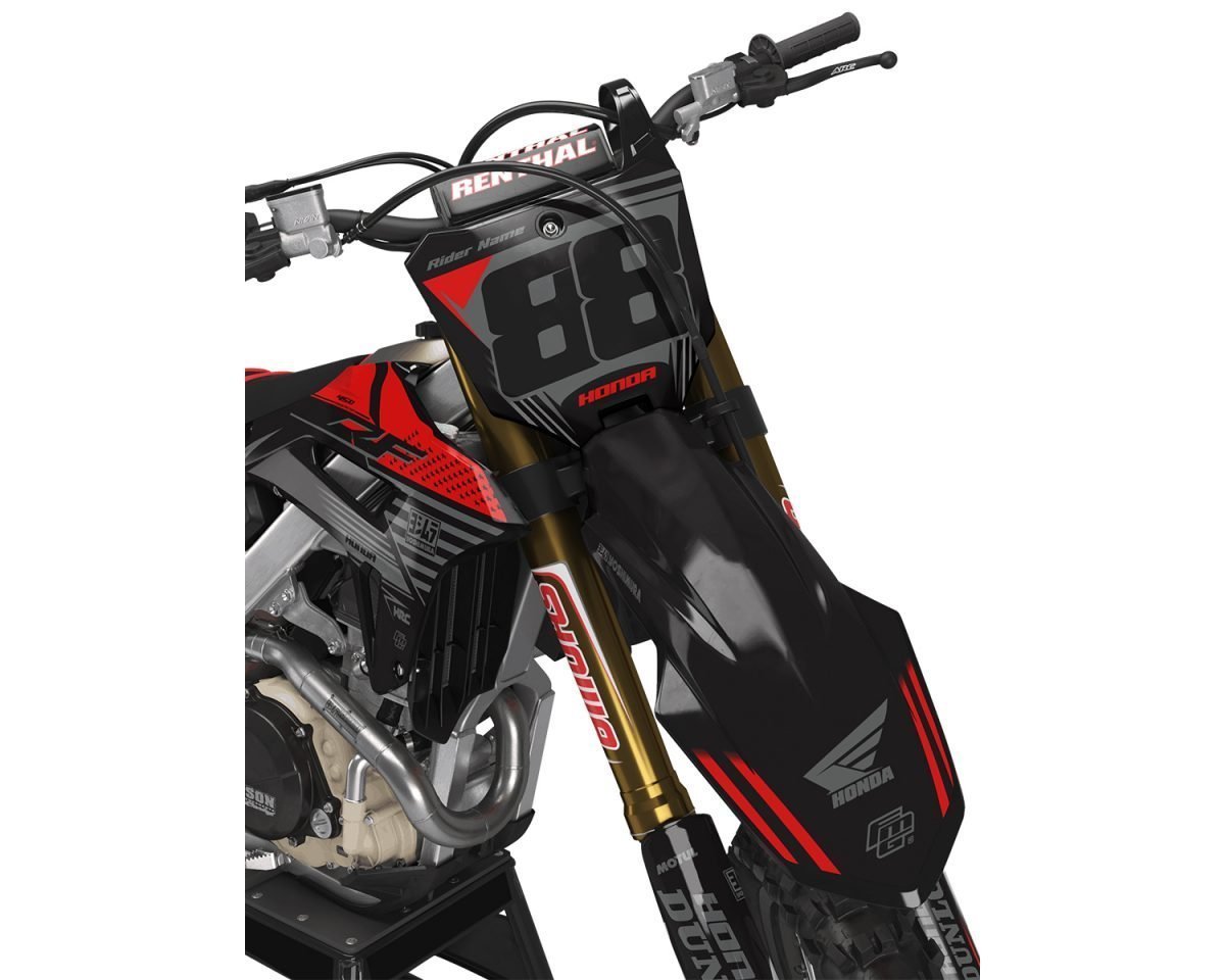 Honda Black Raptor Graphics Kit