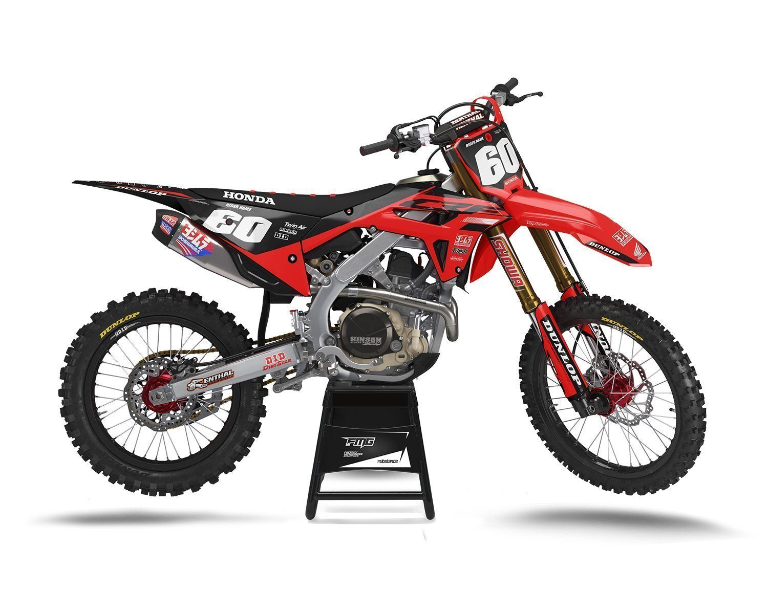 Custom Honda Motocross Graphics