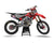 Honda Custom Grey Black Motocross Decals