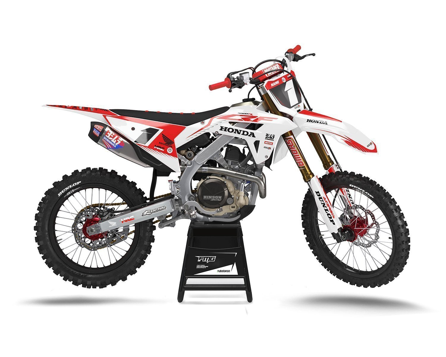 Custom CRF250R 2019 2020 MX Decals