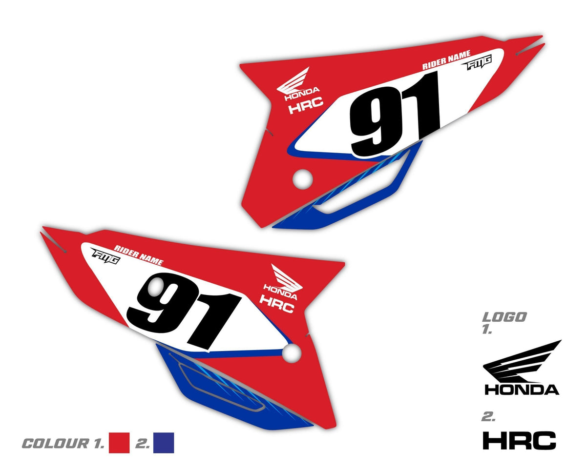 Custom 2021 CRF450 Side Panels