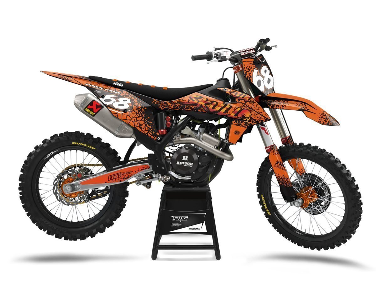 KTM SX SXF EXC EXCF Skull Graphics