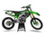 Kawasaki Custom Motocross Green Graphics