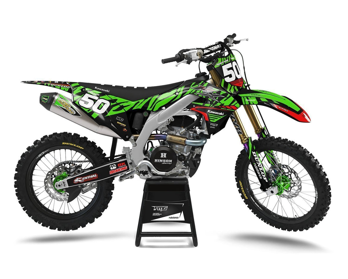 Camo Kawasaki MX Decals