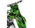 Kawasaki Green Sector Graphics Kit