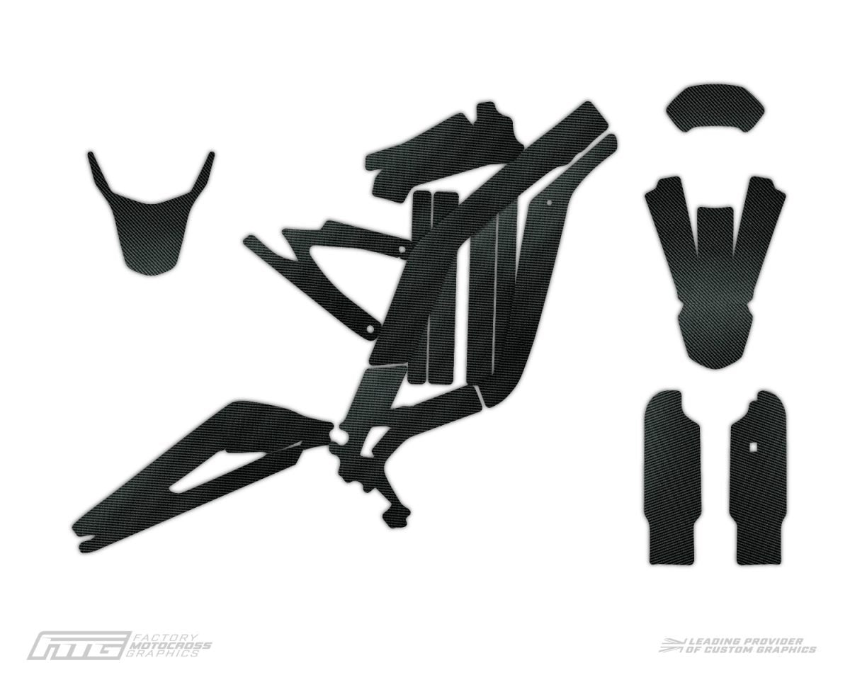 Carbon Effect Surron Sticker Kit