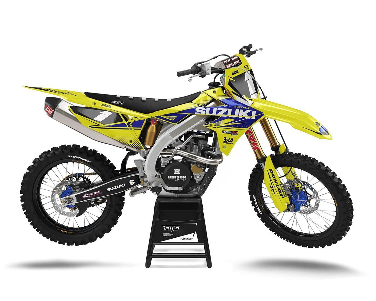 Suzuki Factory Style MX Graphics