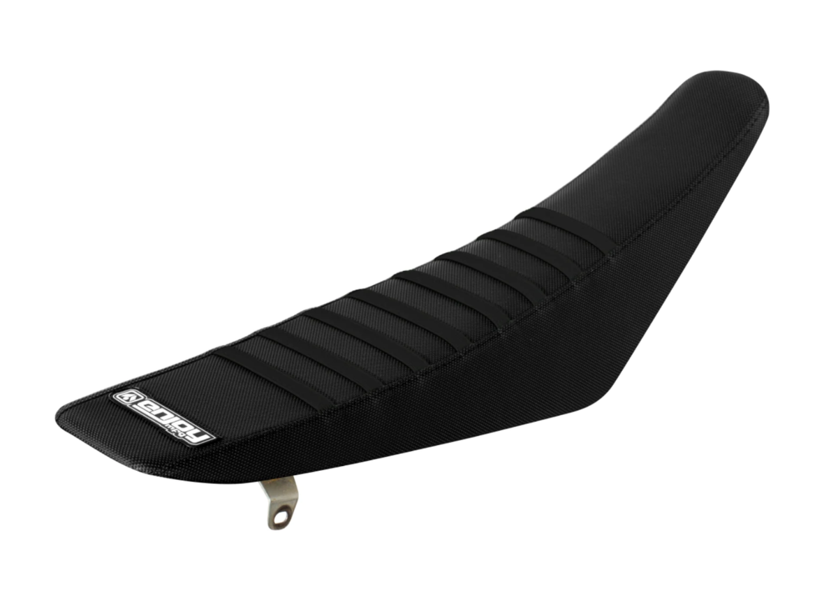 Enjoy Kawasaki Black Ribbed Seat Cover