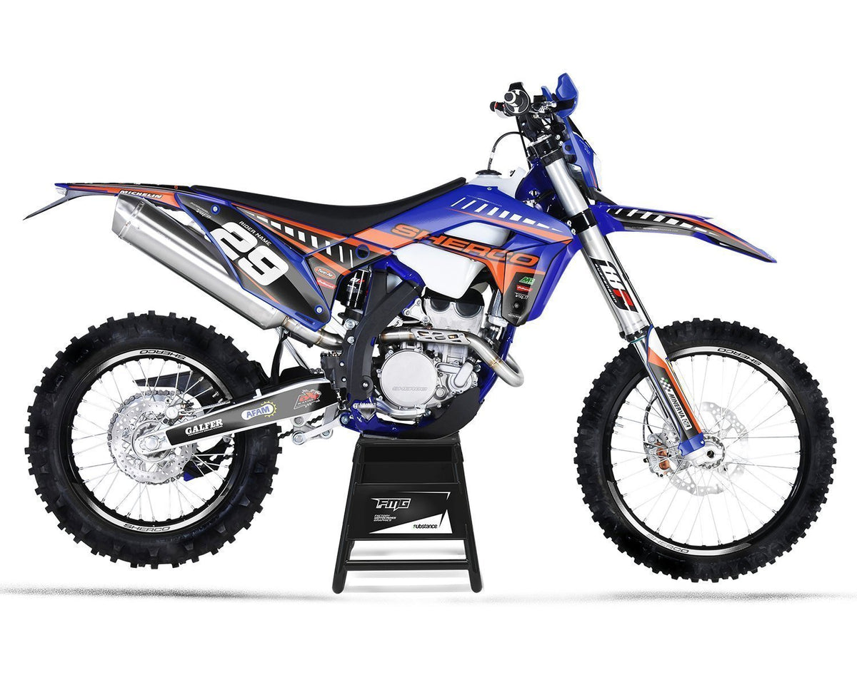 Custom Sherco Enduro Graphics Kit UK