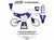 Yamaha Blue Siren Graphics Kit