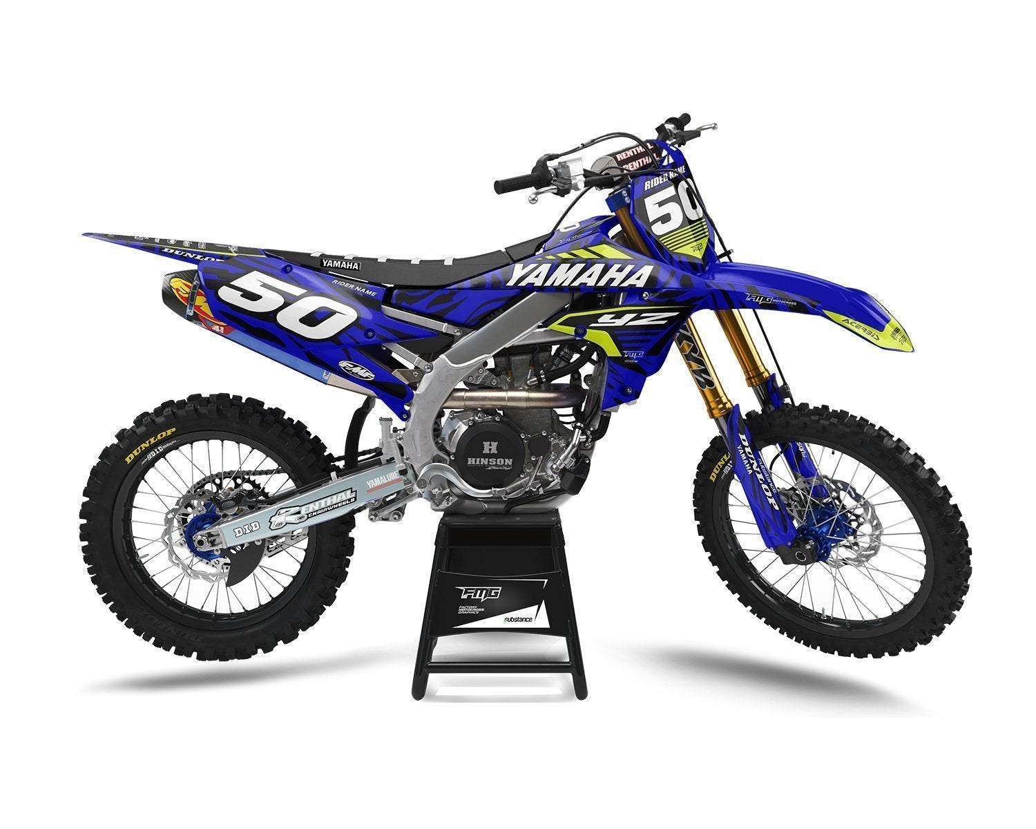 Camo Yamaha Motocross Decals