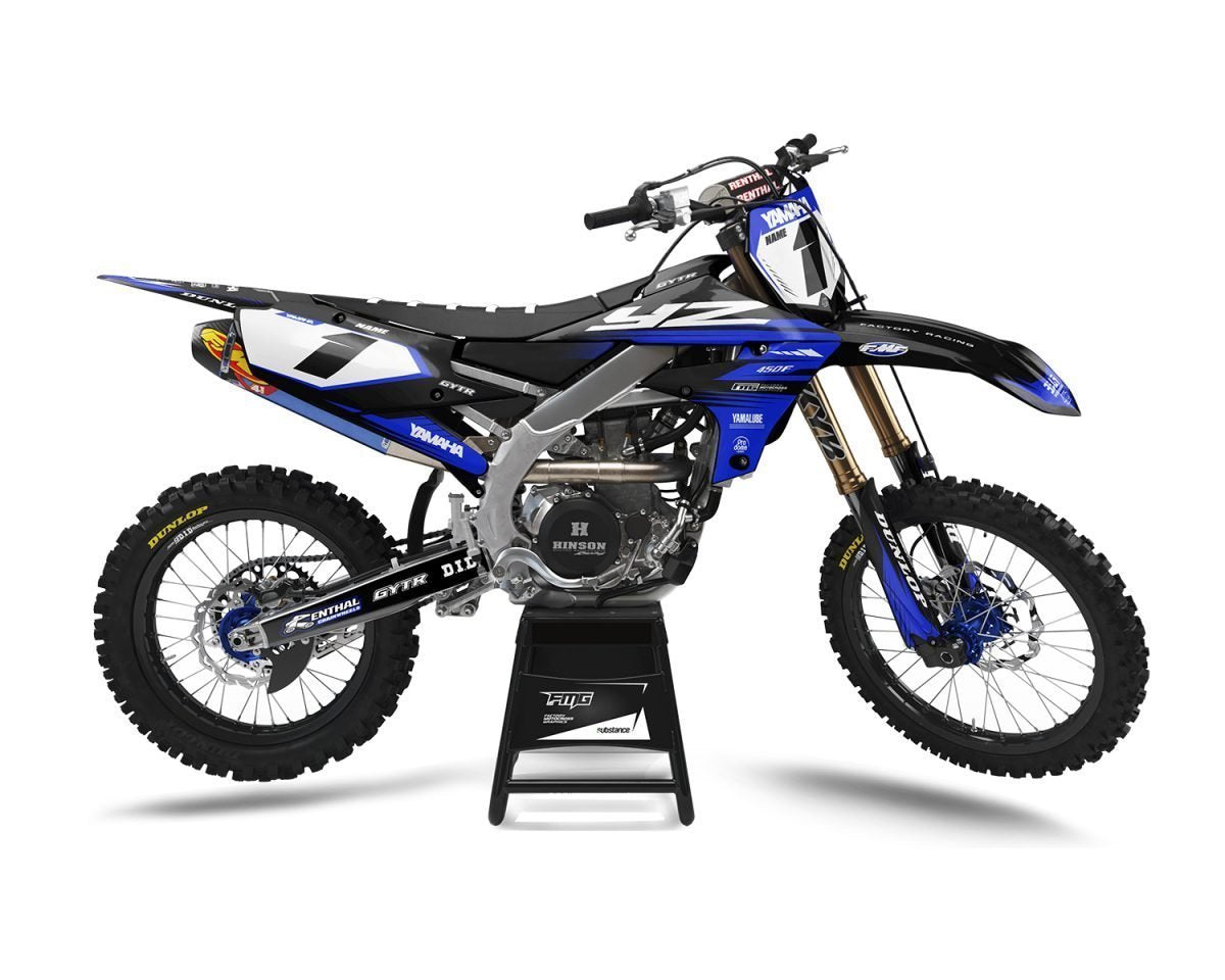 Yamaha Blue Factory Graphics Kit