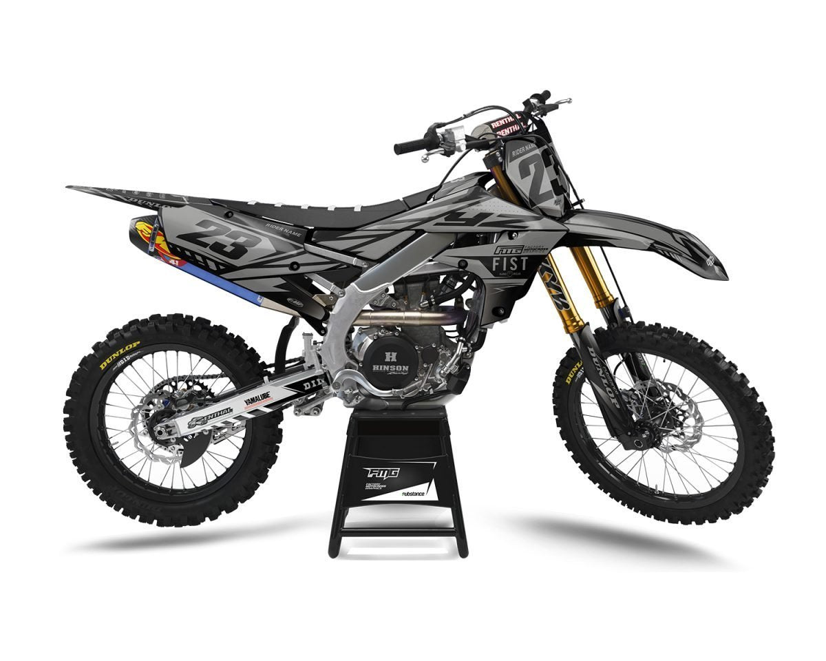 Grey Yamaha Motocross Decals