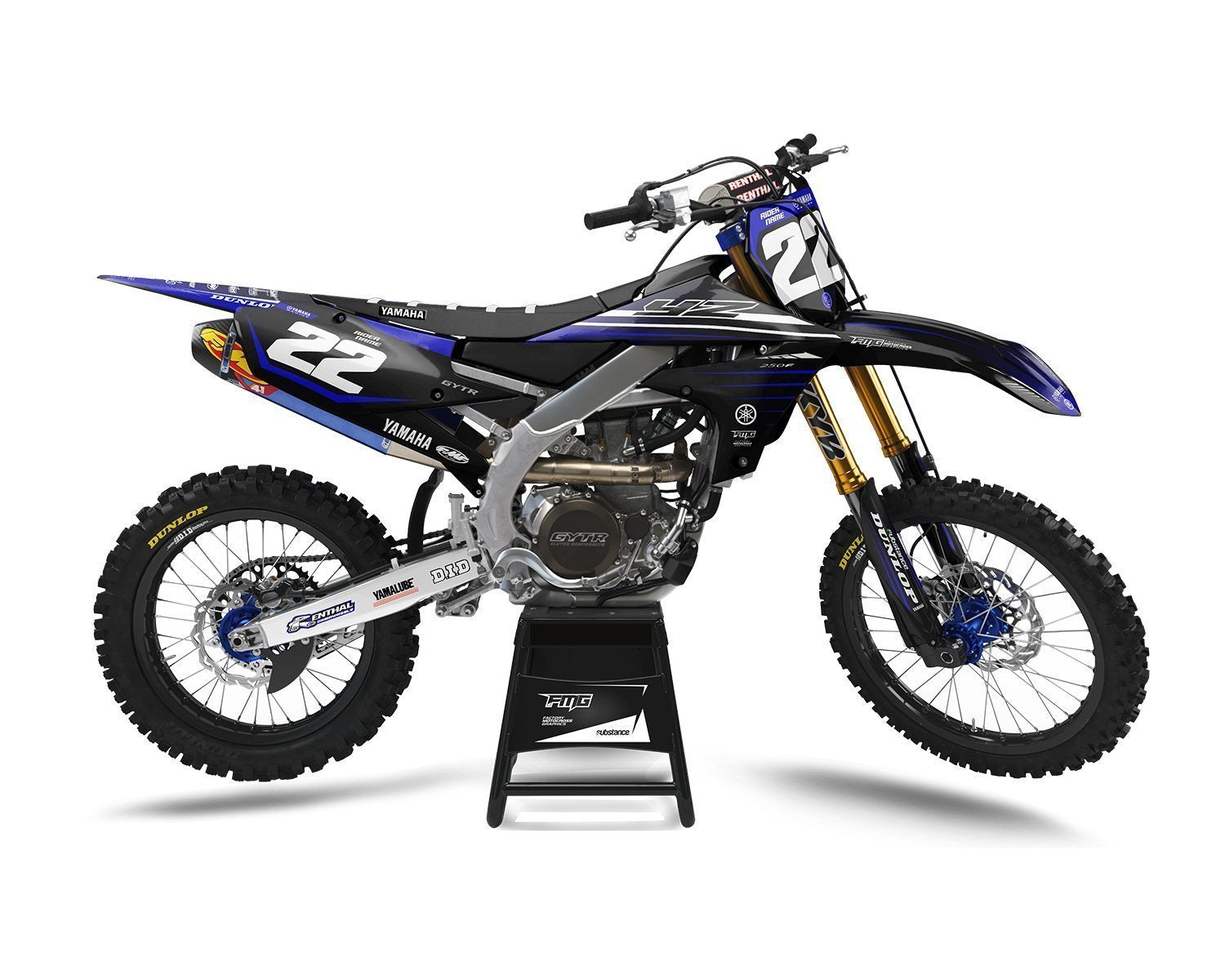 Yamaha YZF Custom MX Graphics