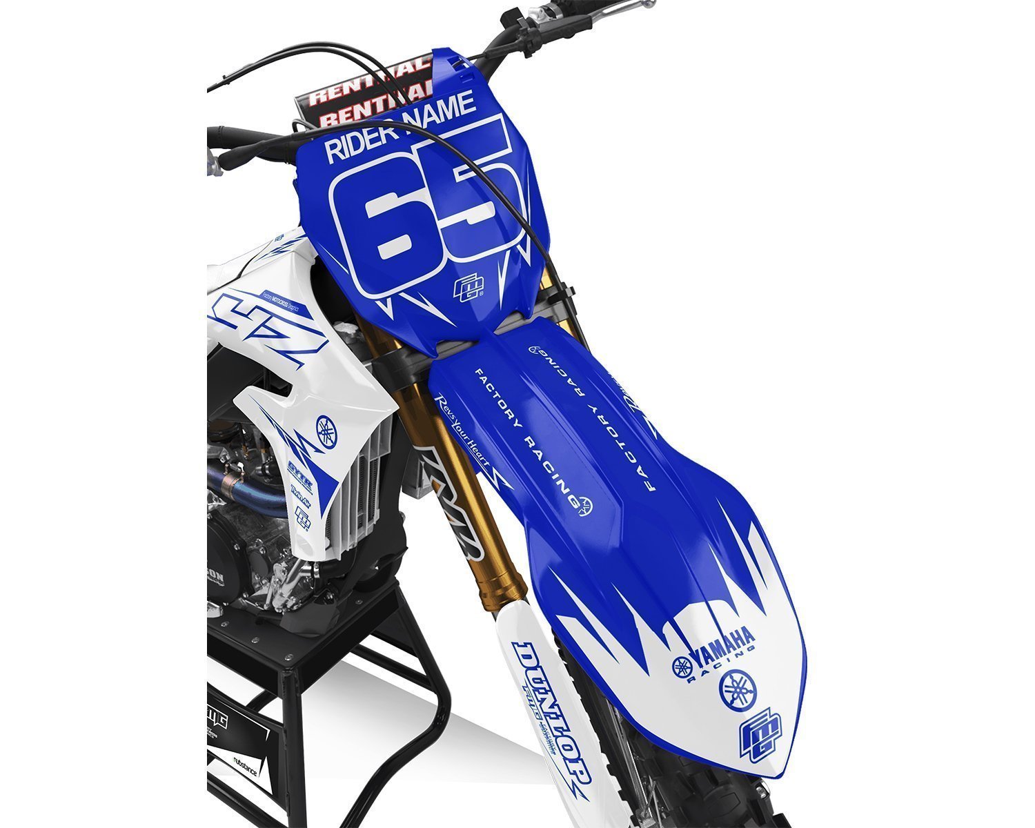 Yamaha White Sabre Graphics Kit