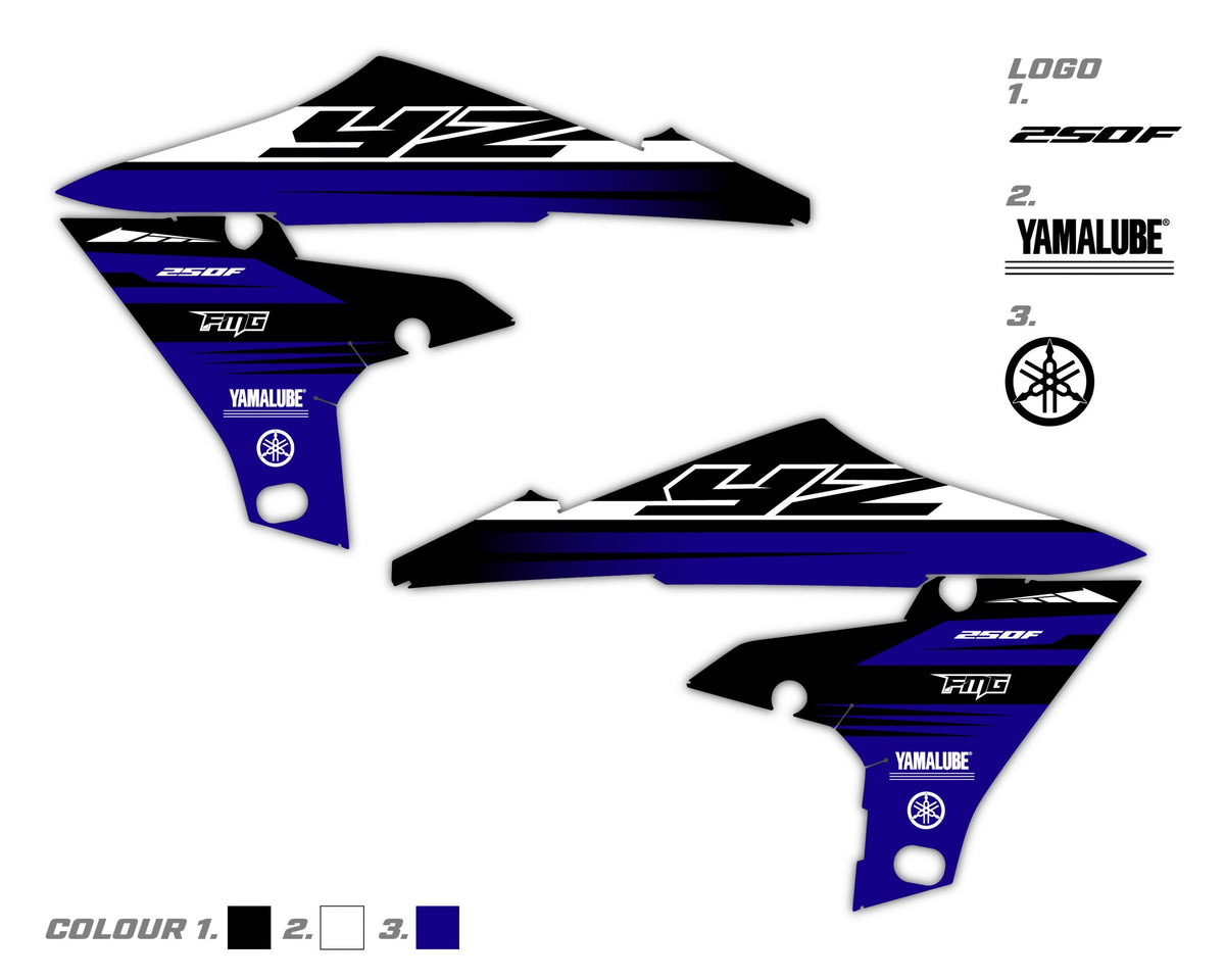 Custom Yamaha Rad Shroud Graphics