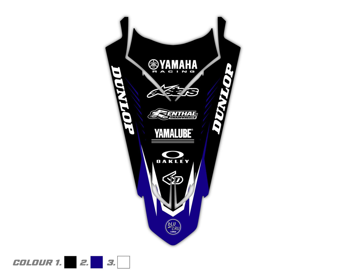 Yamaha Custom Rear Fender Decals