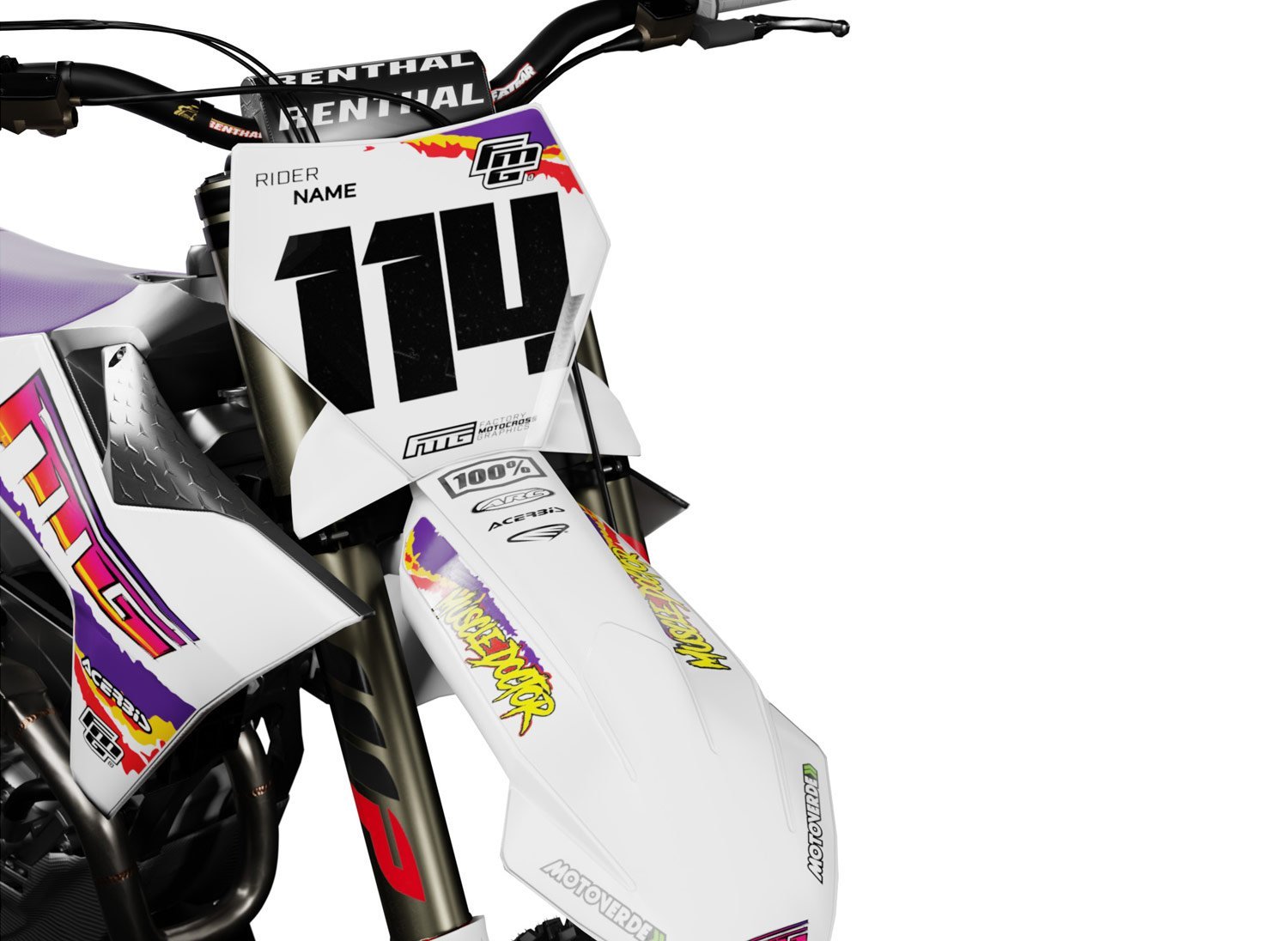 FMG Retro KTM Graphics Kit